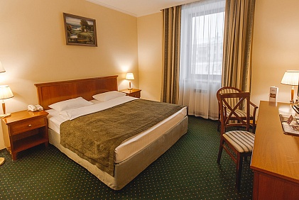 STANDARD ROOM WITH ONE KING SIZE DOUBLE BED